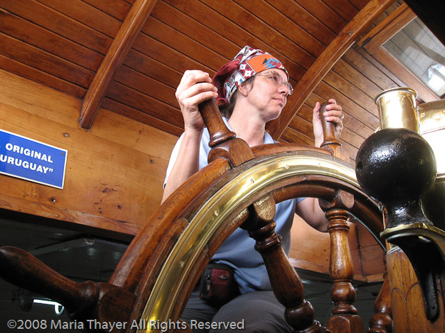 On board the corvette, Uraguay