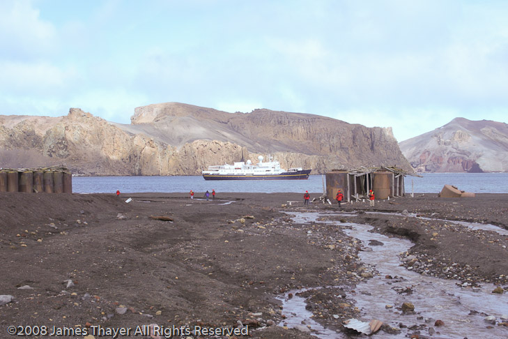 M/S Andrea anchored at Whaler's Bay
