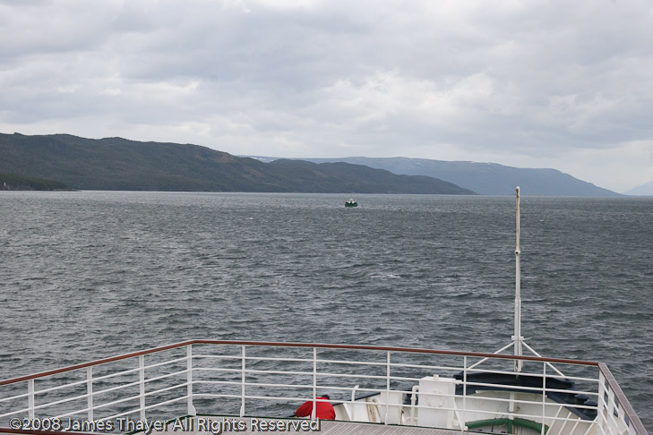 We arrive in the Beagle Channel