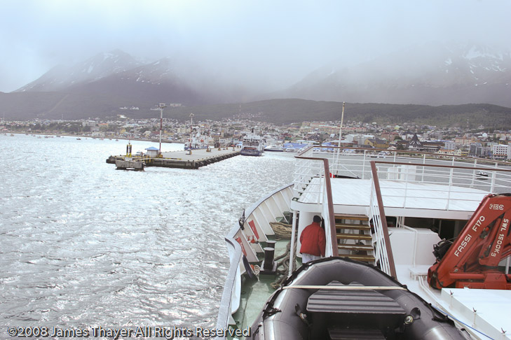 We arrive in Ushuaia