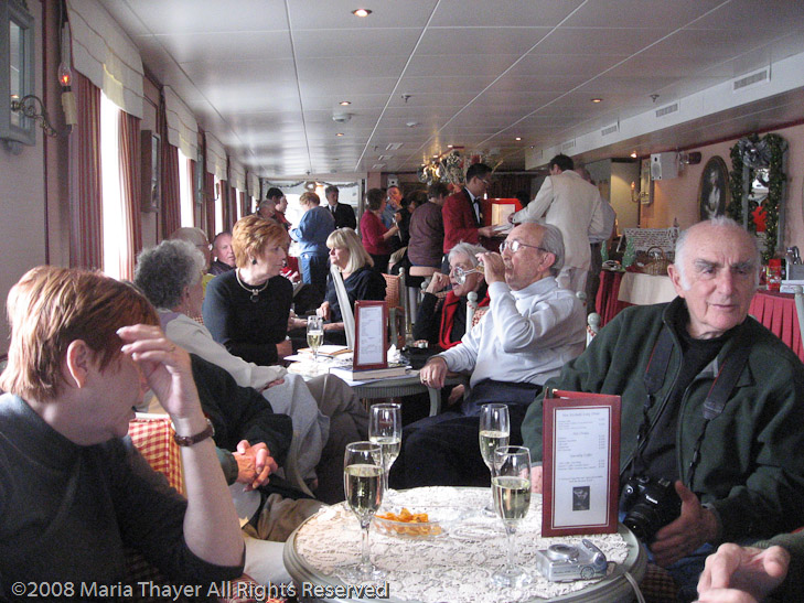 A toast to a successful voyage