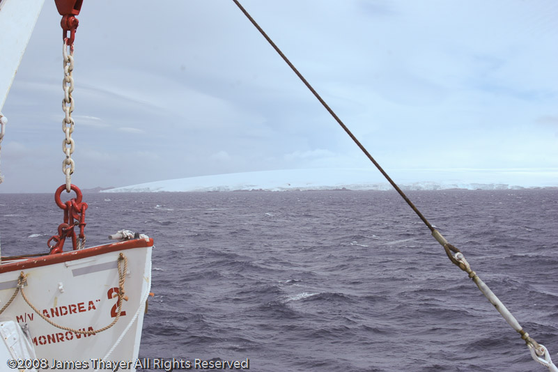 Leaving the South Shetlands