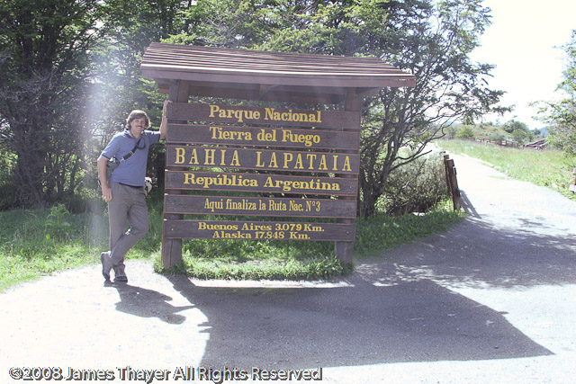 The end of the Pan American Highway (and National Route 3)