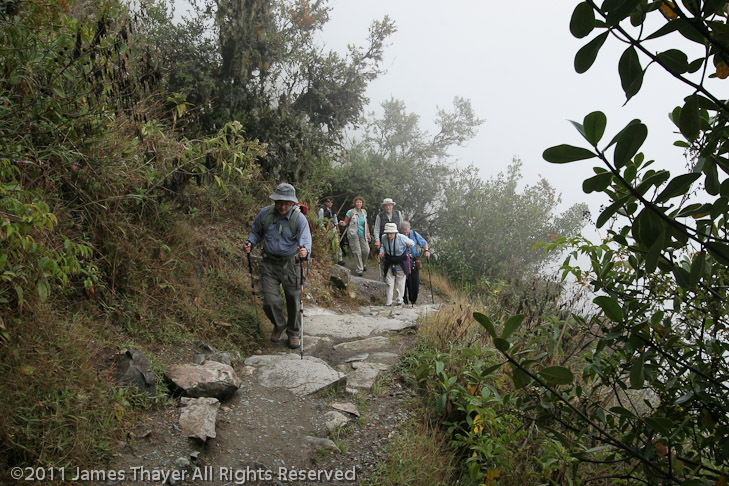 We meet Juan Lazo and other members of our group on the Inca Trail.