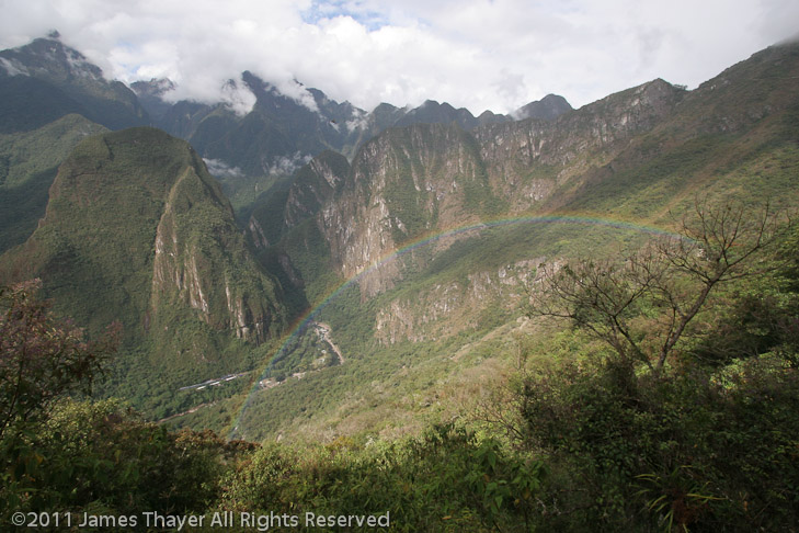 Rainbow over the Urubamba Valley