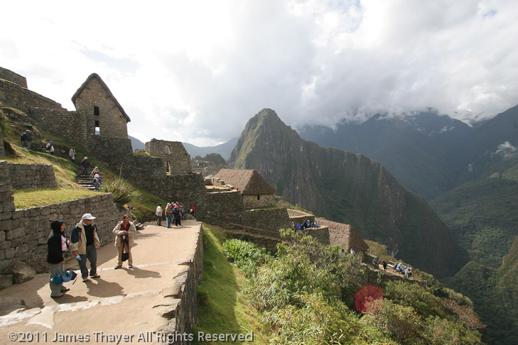 First sight of Machu Picchu