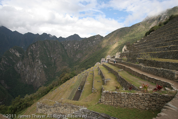 Machu Picchu terraces.