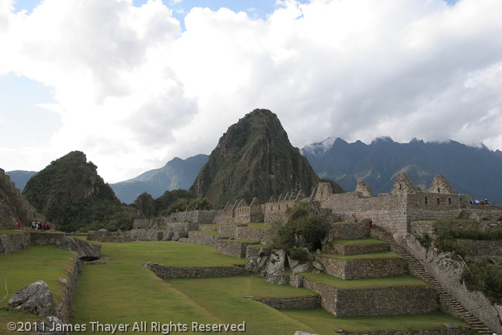 The Central Plaza looking toward Wayna Picchu