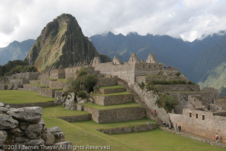 The Central Plaza looking toward Wayna Picchu