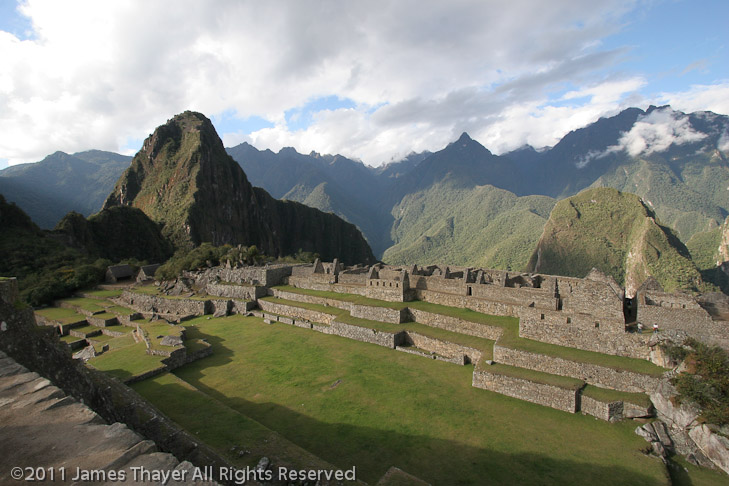 The Central Plaza looking toward Wayna Picchu