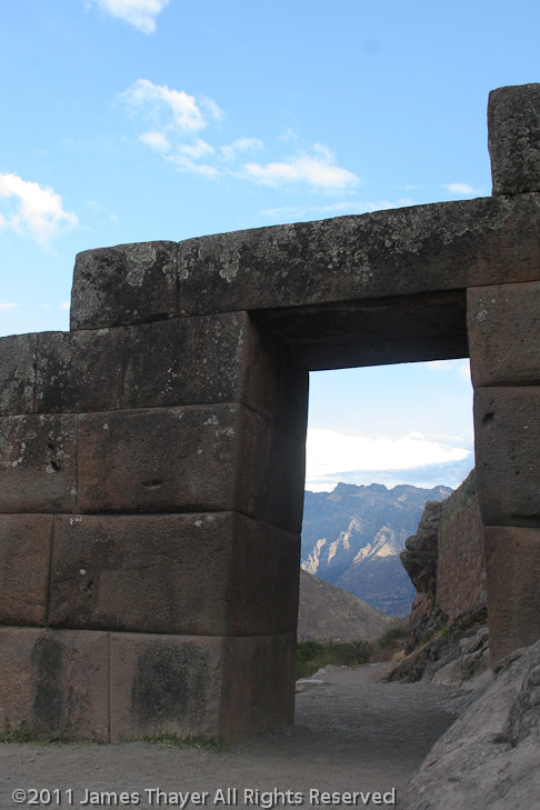 Stone gate at Pisac