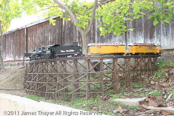 First train on the high line!