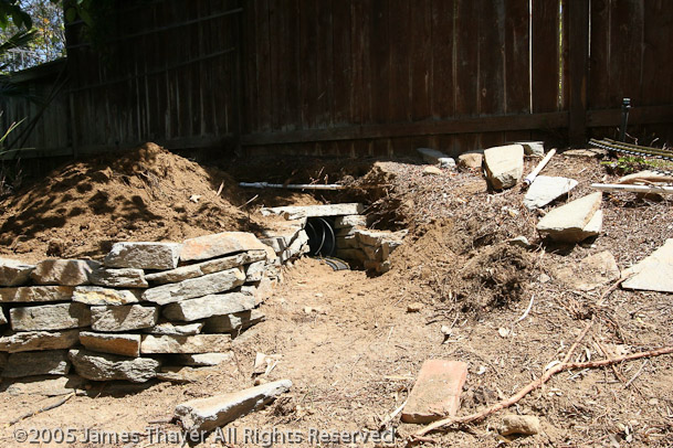 The ill-fated first tunnel (too small)